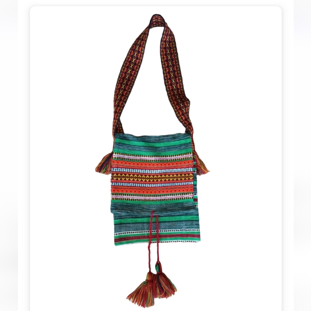 Vintage Bohemian Style shoulder Woven Bag Handmade